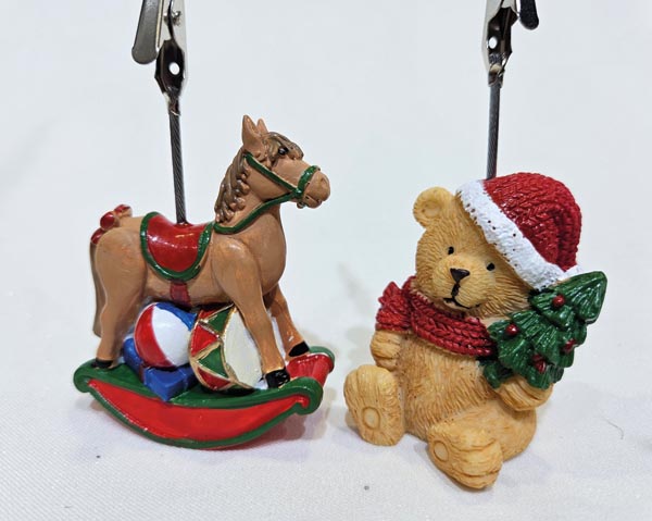 Rocking horse or teddy bear 11.5 x 5.6 x 4.2 cm, handcrafted