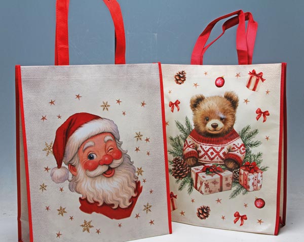 Shoppingtasche 60x34x12cm inkl. Henkel 60cm, Non-Woven 2 tol