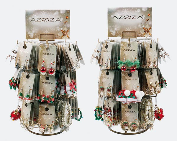 Costume jewellery 'Soft Christmas' 30 assorted