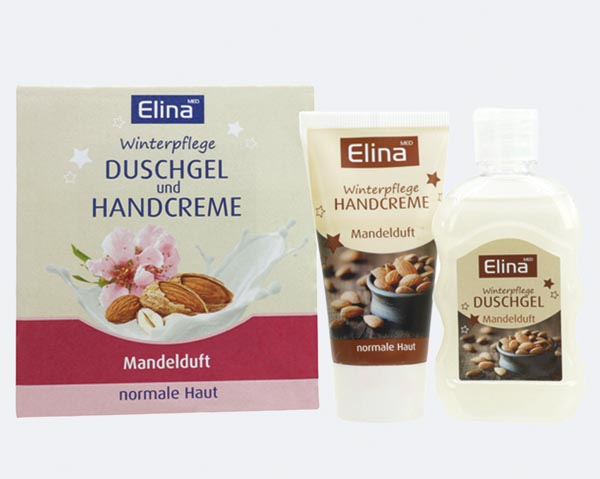 Elina GP winter care set almond scent 2 pieces