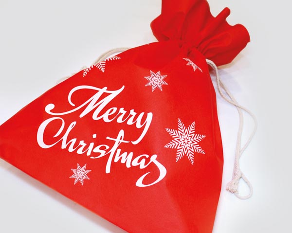 Gift bag XL red ca. 50x40cm