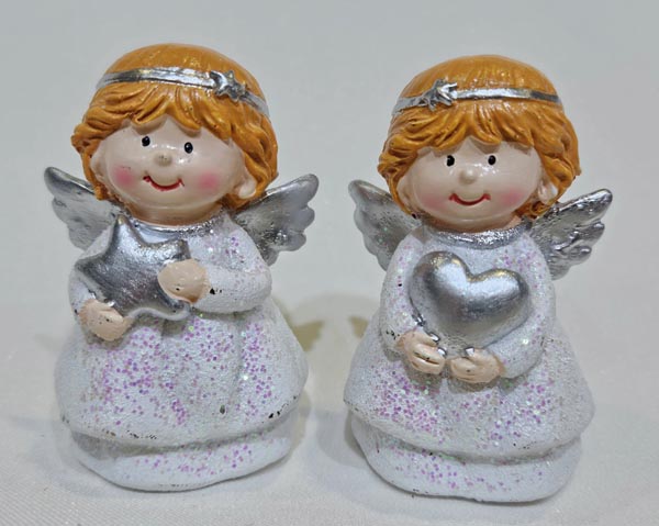 Süßer Engel 7,3x4,8cm, aus feinstem Kunstharz mit