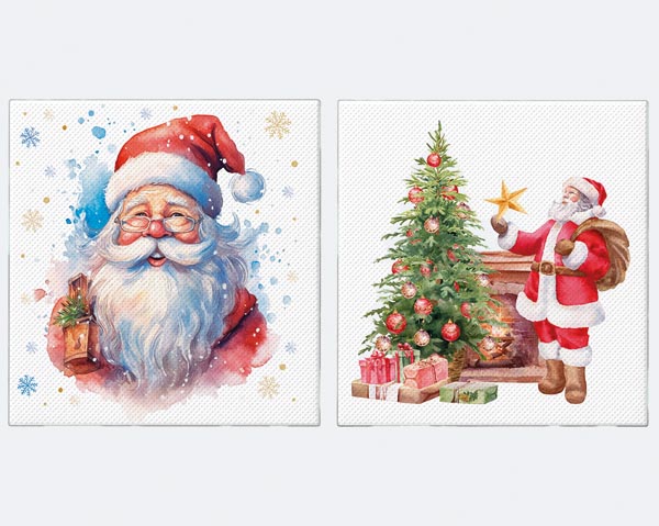 Servietten 20er, 3lagig 33x33cm Niko 2fach sort. , Fachhande