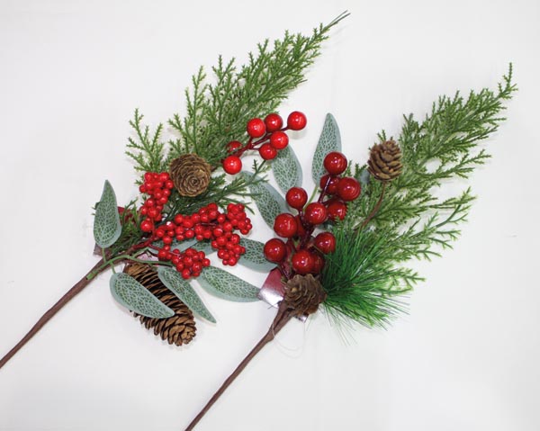 Beautiful decorative branch XL 40x13cm, 2-way sorted,