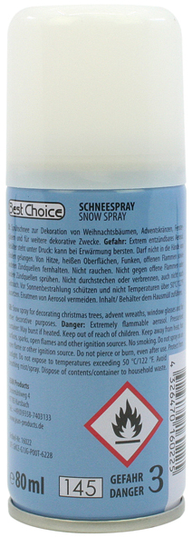 Deko Schneespray 80ml weiß, im Display