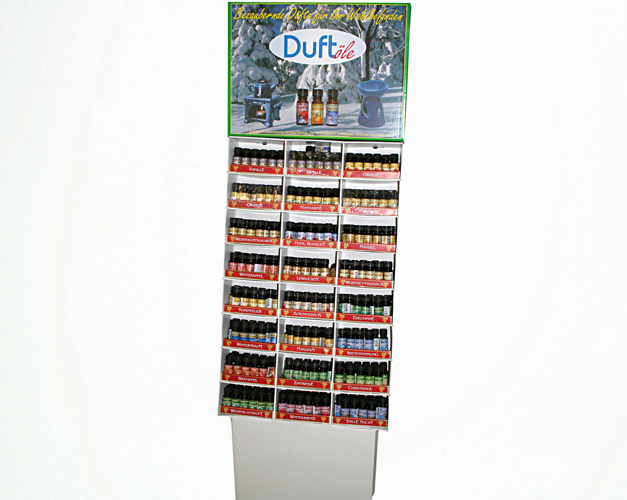 Duftöl Weihnachtsdisplay 10ml 432 Stück,