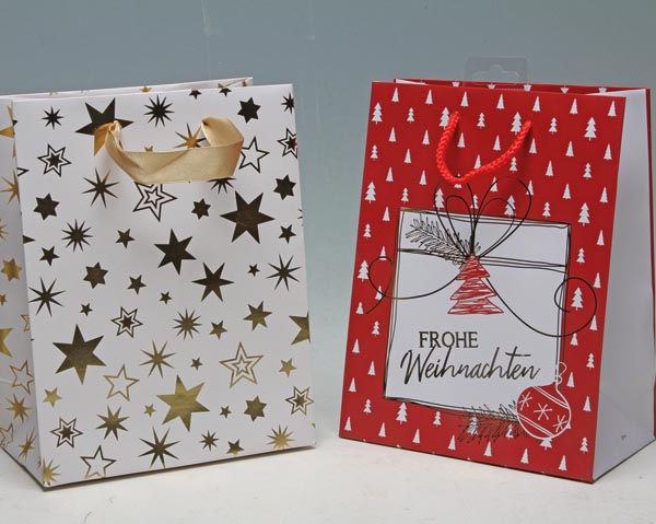 Gift bag Happy Holidays 23x18cm