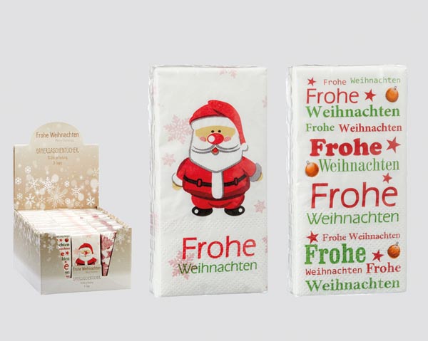 Taschentücher Santa, 2fach sortiert 10 Stück