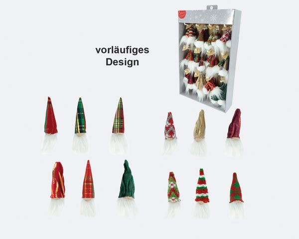 Decorative gnome pendant, height: 12cm,