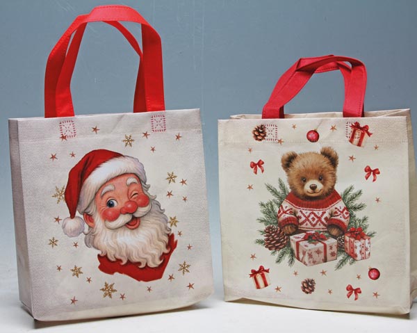 Shoppingtasche 25x25x10cm inkl. Henkel 40cm, Non-Woven 2 tol