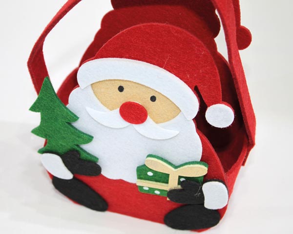 Santa-Filztasche XL 41x16cm