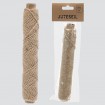 Jute rope, 50m, rolled, OPP with headcard 11x6x6cm, a must