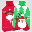 Hot water bottle 2 liters with knitted sweater, 2