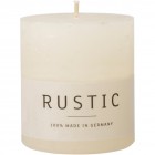 Rustic Safe Candle 80x70 white