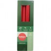 Taper Candles Set of 4 24,5x2,4 cm red,