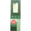 Taper Candles Set of 4 24,5x2,4 cm white,