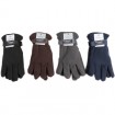 Winter Gloves Fleece Unisex 4fold assorted