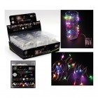 LED wire light chain 20 LED colored, 200cm long
