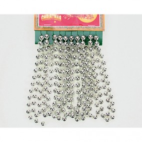 Tree chain silver 8mm big balls 275cm long