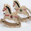 Noble XL wooden horse 15x14x1.8cm, with jute tail and