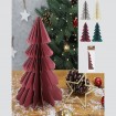 Christmas tree XL Honeycomb, 4/s, approx. 23cmH, paper