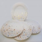 Elegant paper plates 23cm, as a set of 4! Beautiful with