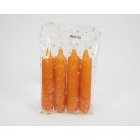 Advent candles 18er / 4er bag orange