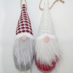 Gnome XL 14x5x5cm, with gray and white beard and trendy hat,