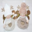 Sweet angel 10.5x8.5cm with knitted hat and fur dress, 2