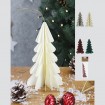 Hanging Christmas tree Honeycomb, 4/s, approx. 15cmH, paper