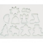 Cookie cutters tinplate, assorted motifs