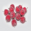 Sugared apples set of 12 in a bunch of 2cm each, with metal