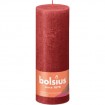 RUSTIK Cheroot Candle 190x68 red