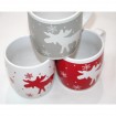 Coffee mug 'moose' 250ml 3 colours, ca. 11x10cm