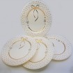 Elegant charger plate 27cm XL, as a set of 4! Beautifully