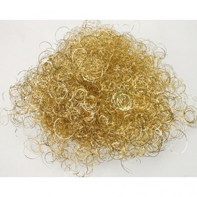 Angel hair gold-coloured metal